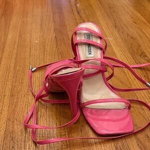 Steve Madden Hot Pink Strappy Heels